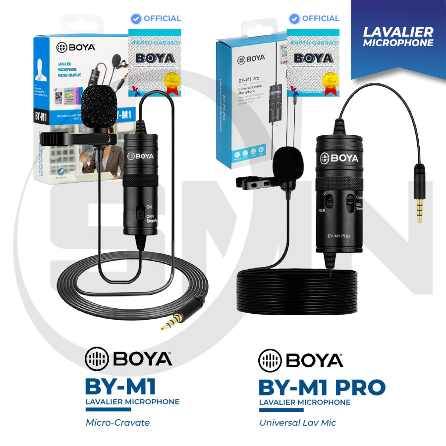 Microphone Mic Clip On Boya BY-M1 Lavalier - M1