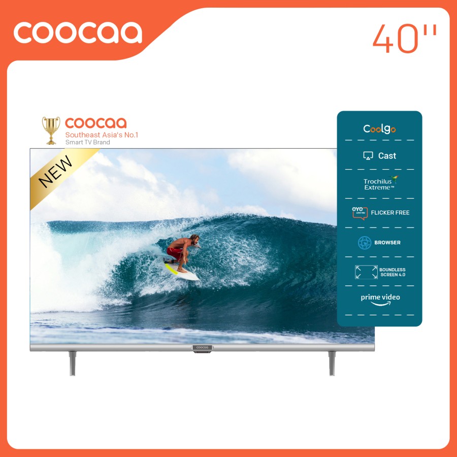 COOCAA 40 inch Digital Smart TV 40S3U